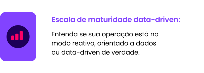 Escala de maturidade data-driven