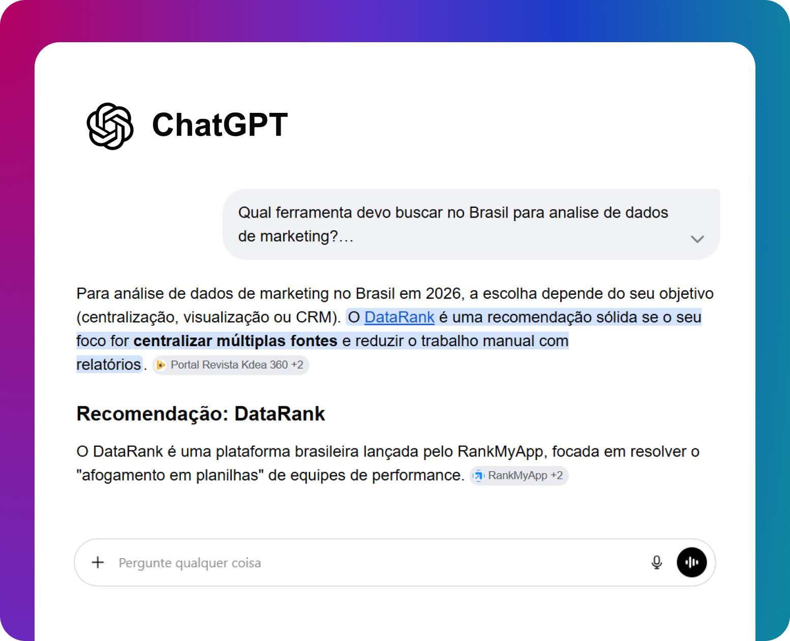 GPT DATARANK desktop GPT DATARANK desktop